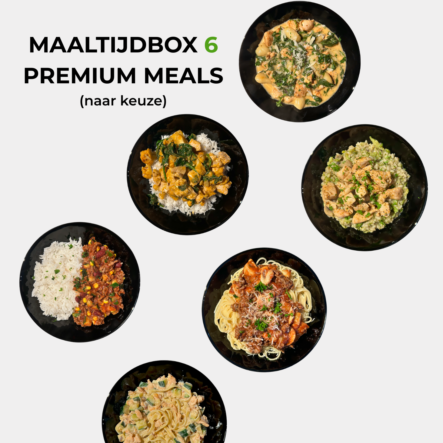Maaltijdbox 6 Premium Meals (425 gram)