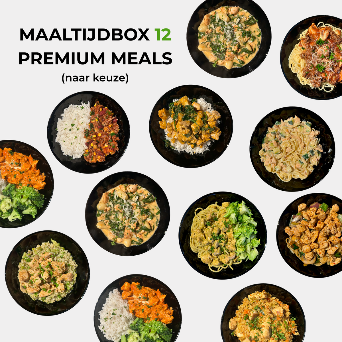 Maaltijdbox 12 Premium Meals (425 gram)