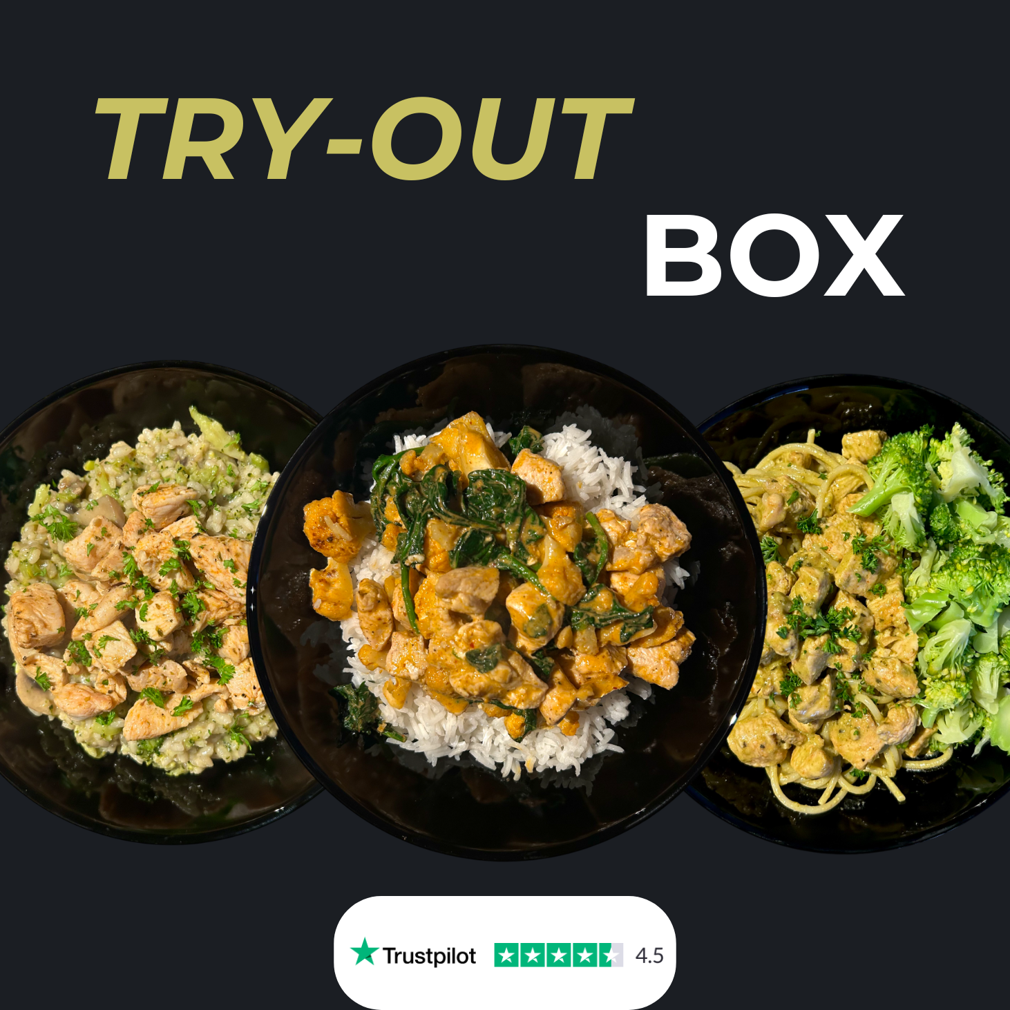 kant-&-klaar maaltijden TRY-OUT BOX - Maaltijdenpakket