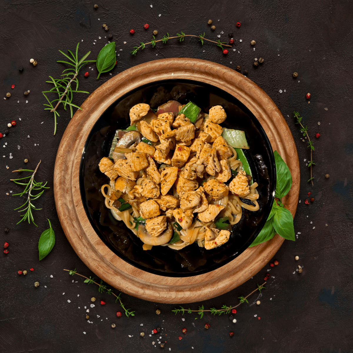 Kip teriyaki - Noedels - Groenten (High ProteIn) - MusclesGetFit