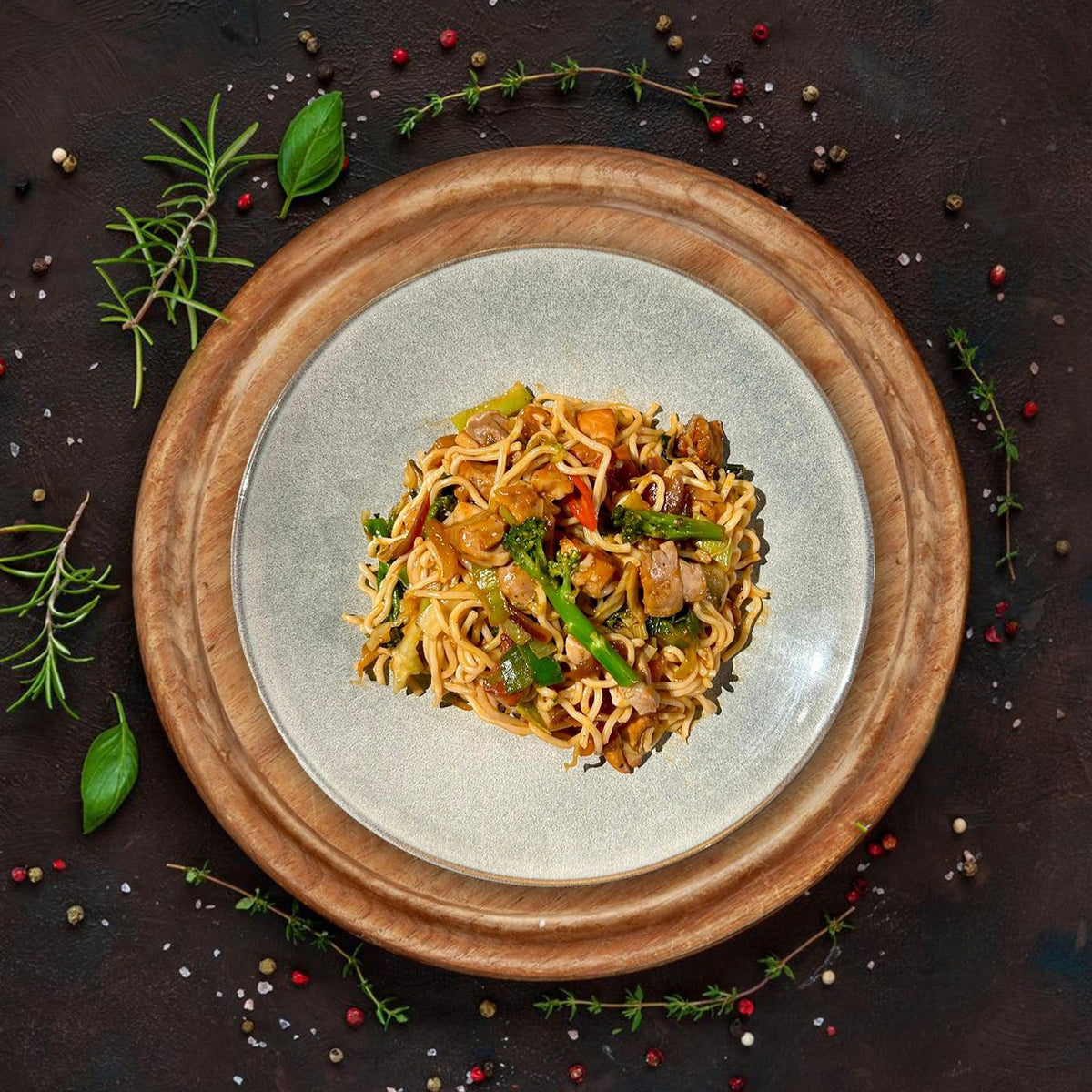 Prepmeal - Malse Kipfilet in zoet zure saus - Noedels - Groenten - MusclesGetFit