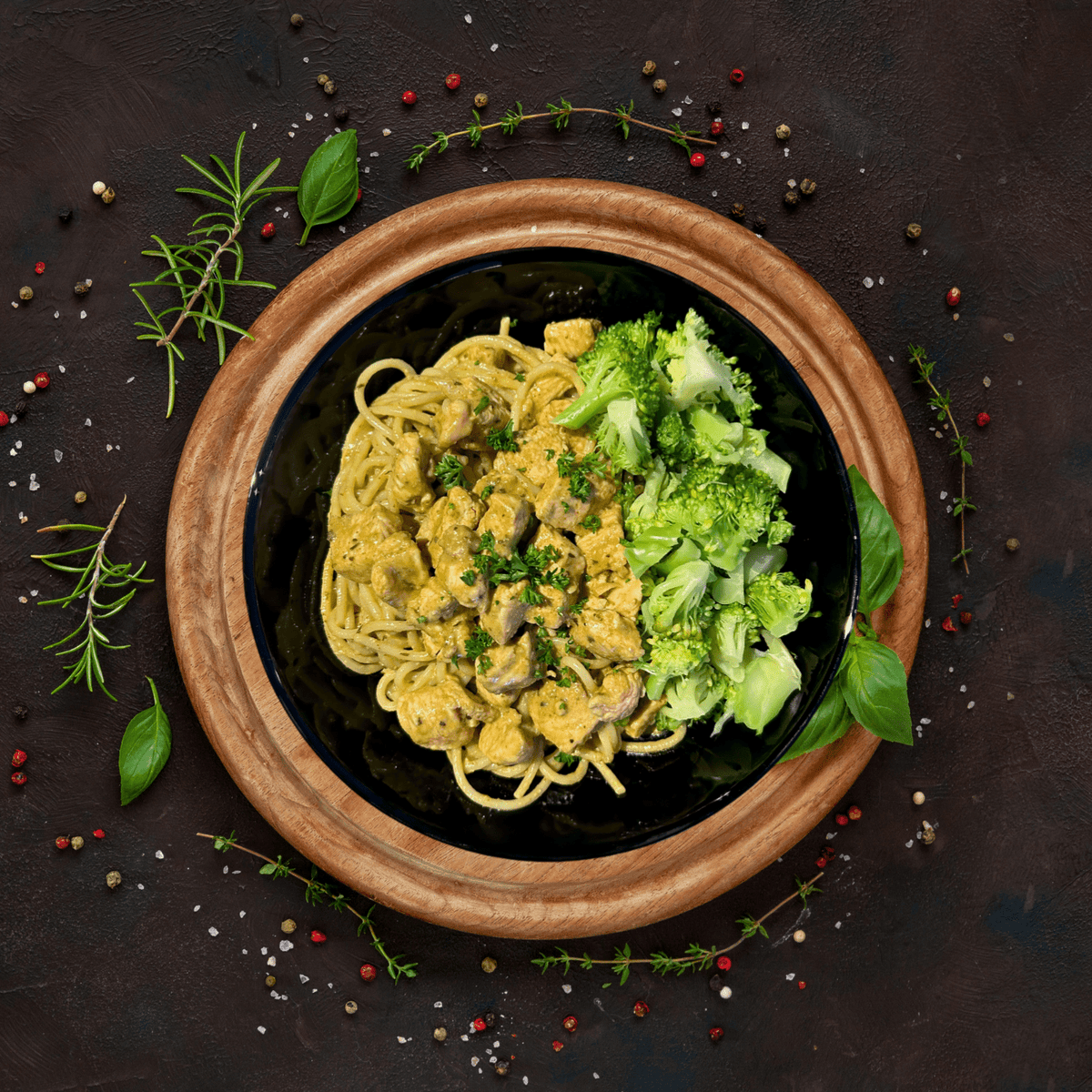 Pasta Pesto - Malse Kipfilet - Broccoli (High ProteIn) - MusclesGetFit
