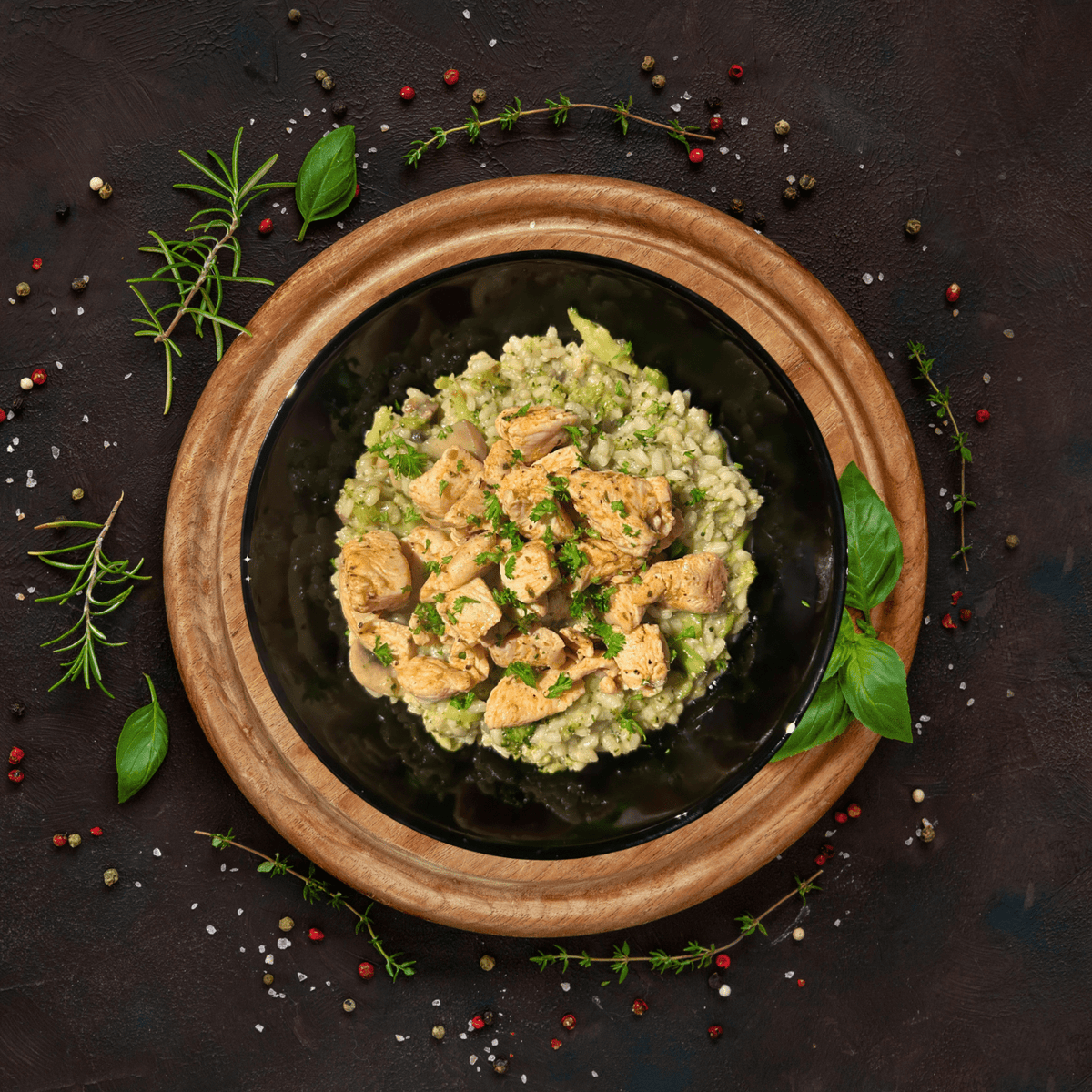 Risotto Funghi - Malse Kipfilet (High Proteïn) - MusclesGetFit